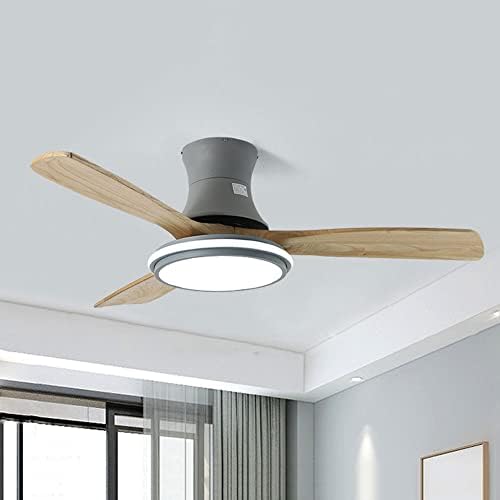 ACLBLK LED nordijski akrilni stropni ventilator Moderna kuća Dječja soba Strojeća ventilatora ventilatora