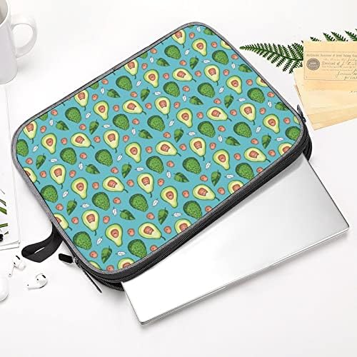 Funny avokado voćni laptop futrola prijenosna torba za laptop rukav torba za torbu za nošenje za muškarce žene 13 inča