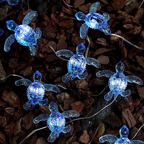 JASHIKA Nautical Decor slatka plava svjetla za morske kornjače i jedinstvena dekorativna svjetla Beluga