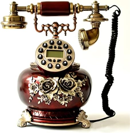 JGQGB Antikni telefonski zanati Vintage Metal fiksne kuće ukrasni ukrasi telefona Telefon