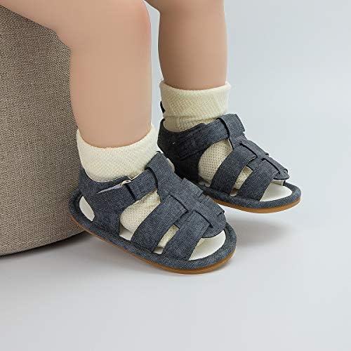 Babelvit dojenčad za djecu Dječje dječake Mekane ljetne sandale Ležerne haljine cipele protiv klizanja