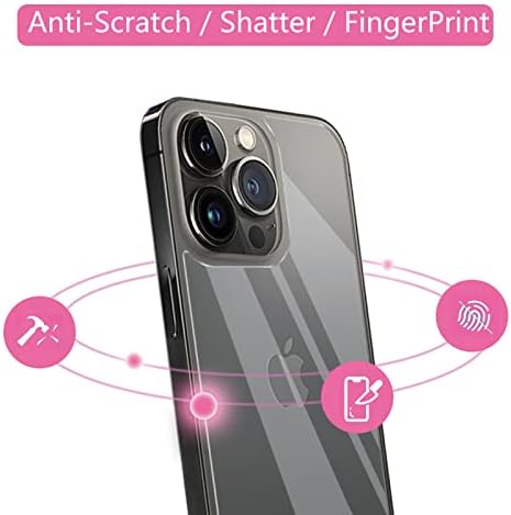 Lidisanita Zaštita ekrana za iPhone 13 Pro Max [ekran od 6,7 inča] 2021, sa 2 paketa kaljenog stakla