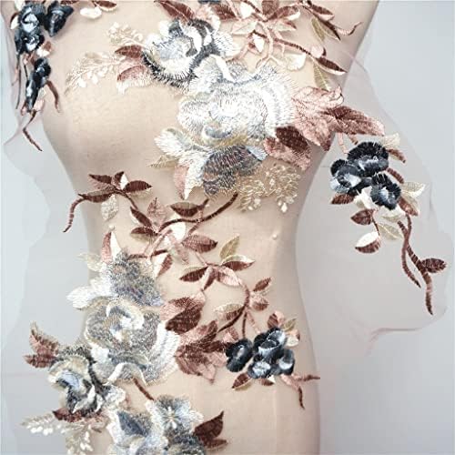 TBGFPO vezeni cvijet listovi podlozi Applique tkaninski vjenčani haljina čipkasti obloge mrežaste zakopavanje za haljinu DIY ukras
