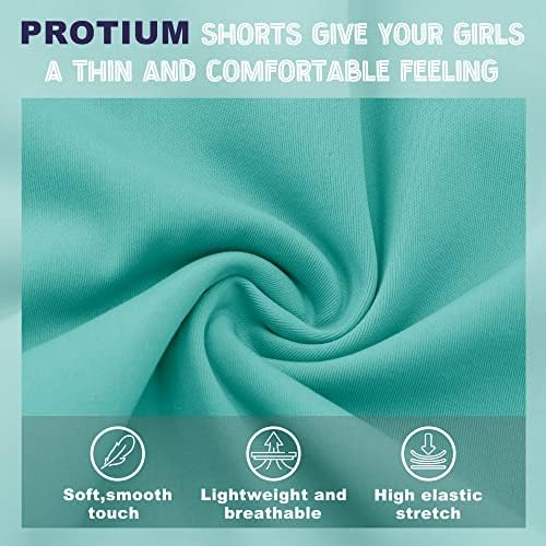 Prottium nogometne atletske kratke hlače za teen djevojke, omladinske djevojke Košarka Trčanje teretane Slojevito je aktivno kratko za djecu