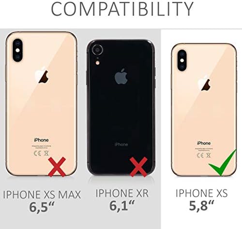 KWMobile futrola Kompatibilan sa Apple iPhone XS - Crossbody Case Clear Prozirni TPU telefonski
