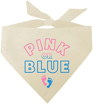 Ružičasta ili plava spola otkrivaju najavu trudnoće Dog Bandana