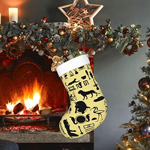 Božićne čarape Drevni egipatski vojnik Ankh dvostrani kamin Viseći čarape