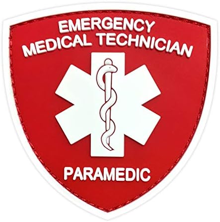 Morthome m EMT Paramedic Hitni medicinski tehničar zakrpa EMT Star of Life Tactical Patch 3D PVC taktička moralna