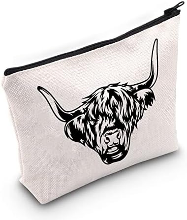TOBGBE slatka krava torba za šminkanje krava ljubavnik farme pokloni zemlja ljubavnik pokloni mliječne