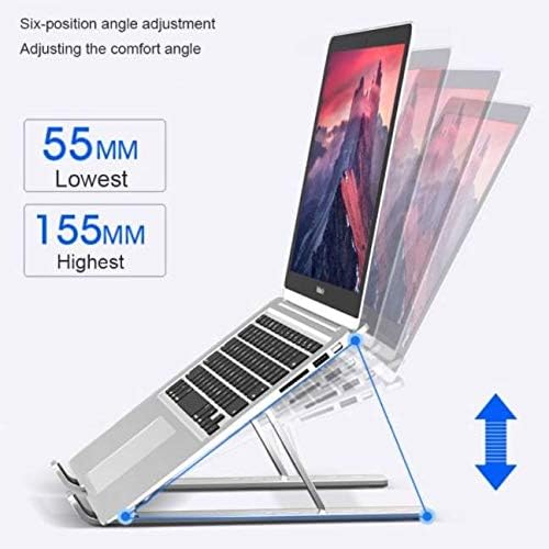 Paket i montiranje za Acer prekidač Alpha 12 - Compact QuickWitch Laptop stalak za laptop, prenosiv, multi kutni štand - Metalno srebro