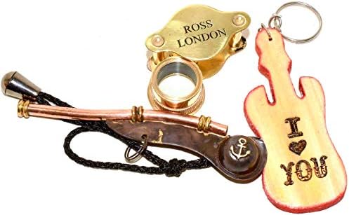Nautical World Lupa Full Brass Rose London Ltd.1942.-Ručno Povećalo