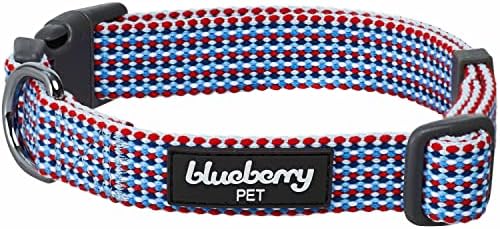 Blueberry Pet Southwestern Tribalni dijamanti Podesivi ovratnik za pse, srednje, vrat 14.5 -20