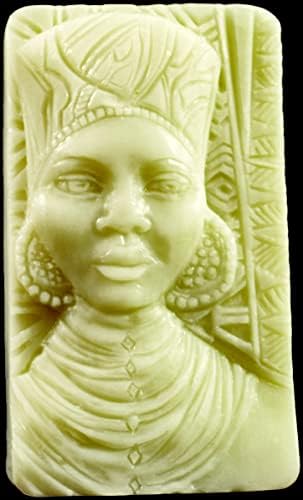 Afrička dama silikonska kalup sa sapunom od gipše voštane gline