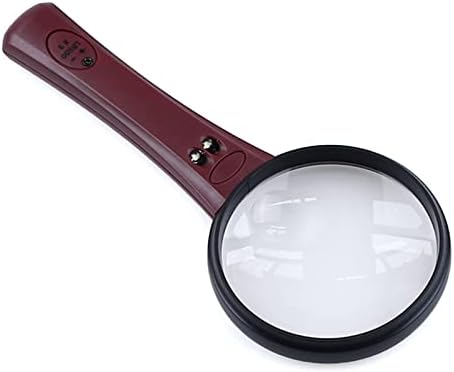 Svjetlo lupa lupa ručni mikroskop lupa osvijetljena lampa Fit Za ploče obilježja lupa za nakit-sa laganom trakom za glavu za čitanje starijih naočara za nošenje-stalak za oči