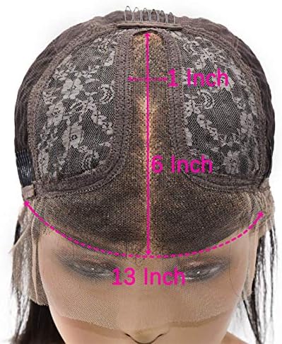 Xzgden perika za zamjenu kose, 150% gustina istaknite ljubičastu vodenu talasnu čipku prednja perika ljudska kosa 13×4 čipkaste frontalne perike Pre Čupane sa dječjom kosom za žene, pastelna valovita perika
