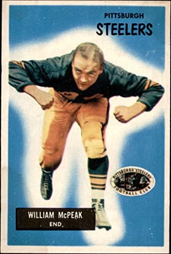 1955 Bowman # 116 Bill McPeak Pittsburgh Steelers dobri Steelers Pittsburgh