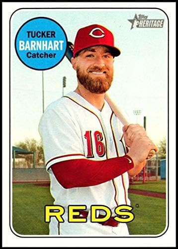 2018 TOPPS Heritage High broja Baseball 694 Tucker Barnhart Cincinnati Reds Službena MLB