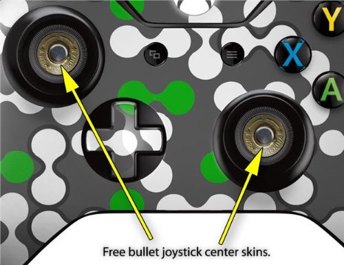 WrapTorSkinz ukras u stilu vinilne kože Kompatibilno je s Xbox One originalne bežične blokade 04 zelene