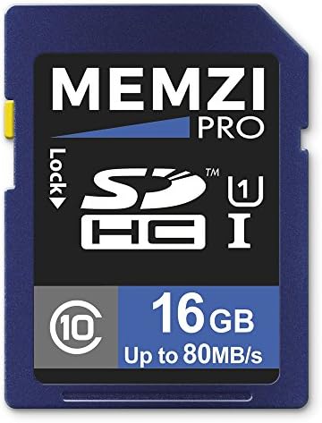 MEMZI PRO 16GB Klasa 10 80MB / s SDHC memorijska kartica za digitalne kamere Fujifilm FinePix T ili Z serije