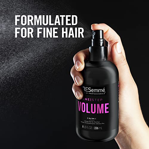 TRESemmé One Step 5-in-1 volumizing Hair Styling Mist One Step Volume 2 Count For Fine Hair care Product for Soft, bestežinski Volume 8 oz