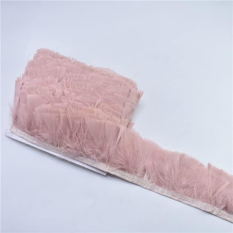 TTNDStore 1Meterski kožni prah u boji fazansko nori guska perjem trim diy šivati ​​perja za dodatnu opremu