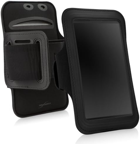 Boxwave Case kompatibilan sa Xiaomi 12X - Sportska ručica, podesiva traka za vježbanje i trčanje za Xiaomi 12x - Jet Black