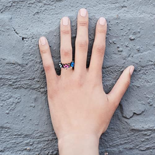Žene prstenovi ženski prstenovi moda Vintage Exquisite cvjetni prsten opal cirkon zaručni prsten za žene