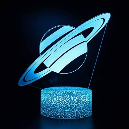 Galaxy serija 3D noćno svjetlo Led šarena 7-obojena stolna lampa spavaća soba Kućni dekor poklon DY1