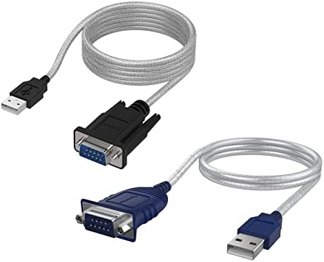 Sabrent USB do serijskog DB 9 RS 232 Converter kabel, plodan čipset, hexnuts + 6-ft USB do RS-232 DB9 serijski