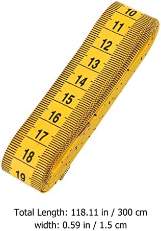 Doitool dvostrana traka za mjerenje tijela dvostruka Vaga meka traka za meko ravnalo meko traka za mjerenje