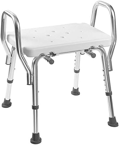 DMI tuš stolica za kupatilo za kadu ili klupu za tuširanje za unutrašnji tuš, napravljena od neklizajućeg aluminijuma