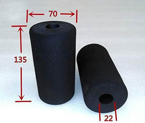 1 par NBR spužvastih ručki držača cijevi od pjenaste gume za cijevi za fitnes opremu