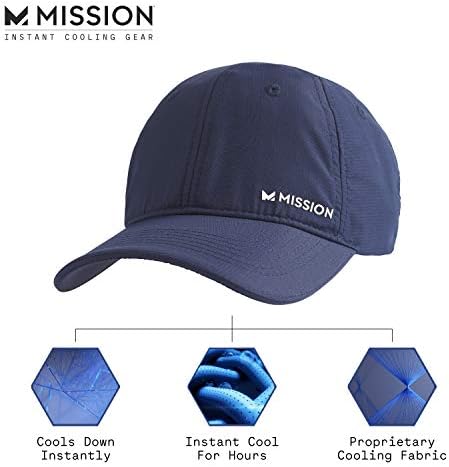 Mission cooling performance šešir - Unisex bejzbol kapa, za muškarce i žene - tkanina za trenutno hlađenje, Podesiva
