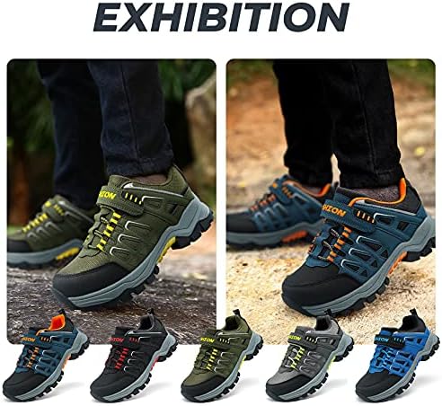 Dečačke cipele za decu bez kravate na planinarskim cipelama lako se stavljaju na sportske patike za trčanje na otvorenom