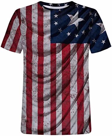Američka zastava Najpopularnije žene 4. srpnja Majica kratkih rukava Tie-dye Trendy Ležerne prilike pulovere