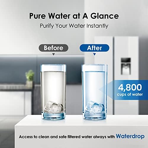 Waterdrop Plus UKF7003 Filter za hlađenje, Zamjena za Maytag UKF7003, UKF7002AXX, Whirlpool EDR7D1, UKF7003axx,