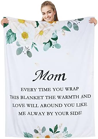 Američki trendovi Pokloni za mamu, poklon bacaju pokrivače rođendanski pokloni za mamu od kćeri ili sina, volim te mama pokrivač