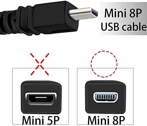 Brš 3FT USB punjač baterije za sinkronizirani kabel kabela za Olympus kameru VG-120