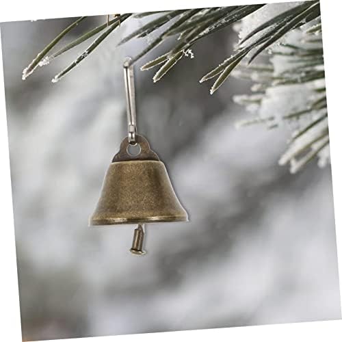 Stobok 25pcs Brončani rog Bell Metal Trim Božićni dekor Božićni ukrasi Vintage Viseća zvona brončana