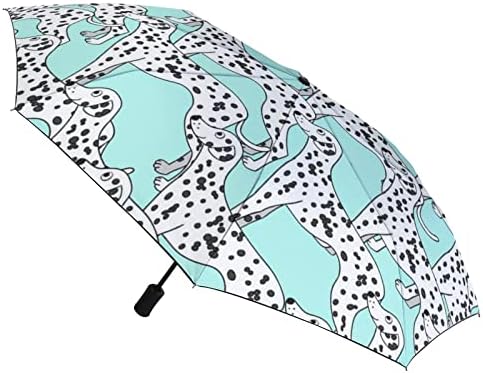 Dalmatinski pas uzorak 3 Folds putni kišobrani Anti-UV Vjetrootporni kišobrani modni Auto Otvoreni kišobran