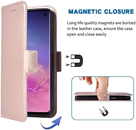 Futrola za telefon za Samsung Galaxy S10e Folio Flip Novčanik, PU kožni držač kreditne kartice utori za teške