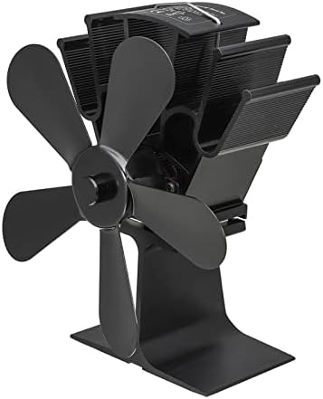 XFADR SRLIWHITE Crni kamin 5,6 peć na toplotu ventilator Log drveni gorionik Eco Friendly Quiet