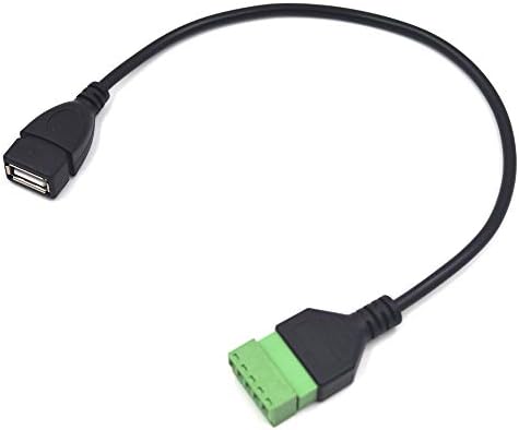 Kework 11,8 inčni USB 2.0 ženska do 5 pin vijak Terminal ženska punjenje i prijenos prijenosa prijenosa