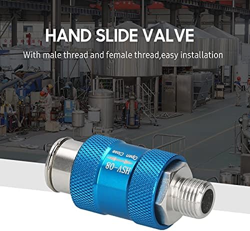Xixian 1/4-inčni ručni klizni ventil pneumatski upravljački ventil ručni ventil od aluminija