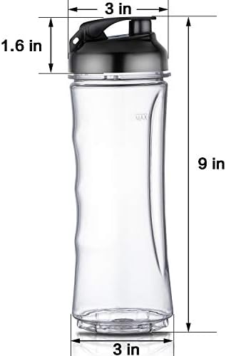 La Reveuse 18 oz BPA Besplatno prijenosni šalica za sportsku bocu sa putničkim poklopcem od 300W Blender