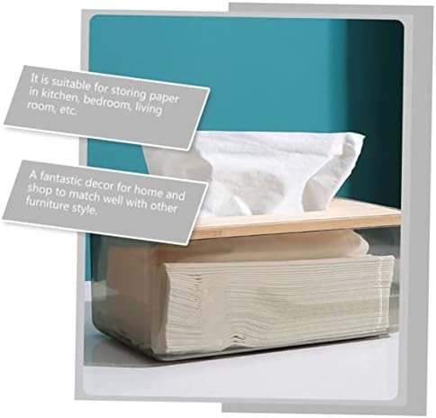 Besponzon 1pc papir sa drvenim poklopcem Držeći dekor za trpezarije za stol Nordijski dekor za skladištenje za ladice Stolni salvetir držač papirnog ručnika kutija za spavanje spavaće sobe za spavaća soba tkiva