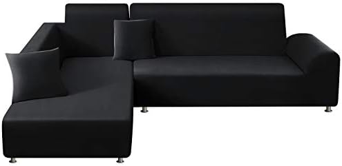 TAOCOCO Presječni kauč pokrivači 2kom presvlake za sofu u obliku slova L mekoća namještaj navlake sa 2kom jastučnice