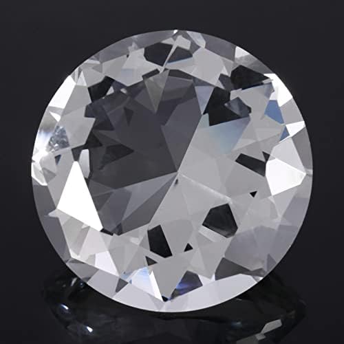 Clear Crystal Veliki najničniji Clear Glass ArtIficial Crystal nakit za kućni uredski uredski ukras