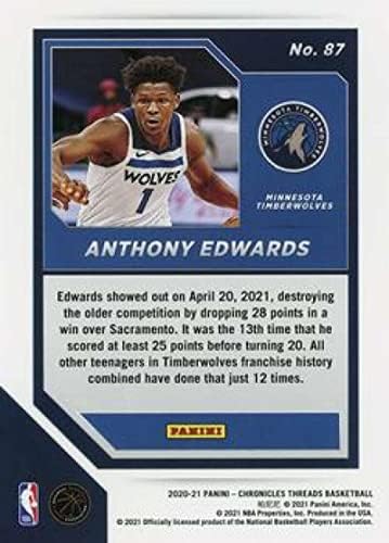2020-21 Panini Hronike 87 Anthony Edwards RC Rookie Minnesota Timberwolves NBA košarkaška trgovačka
