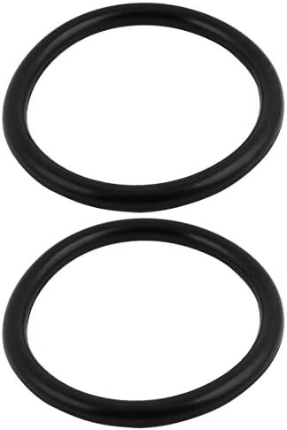 Aexit 2pcs Crna brtva i O-prstenovi Univerzalni O-prsten 100mm x 8,6 mm Bun-A-n Materijal za brtvljenje